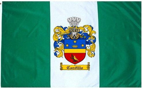 Cardillo family crest coat of arms flag