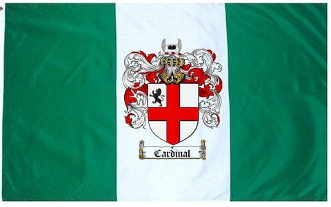 Cardinal family crest coat of arms flag