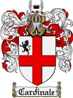 Cardinale coat of arms family crest download