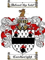 Cardwright coat of arms family crest download