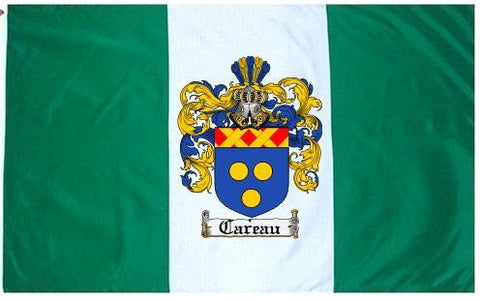 Careau family crest coat of arms flag