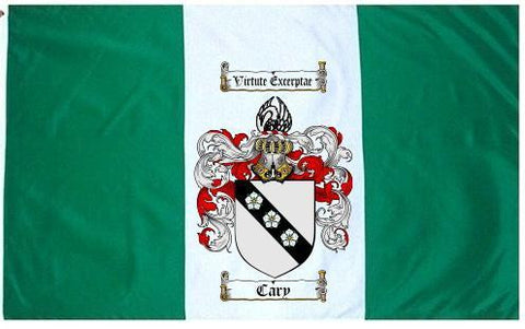 Carey family crest coat of arms flag