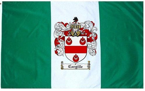 Cargille family crest coat of arms flag