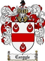 Cargyle coat of arms family crest download