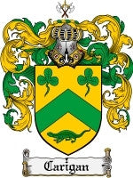 Carigan coat of arms family crest download