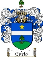 Cario coat of arms family crest download