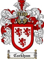 Carkham coat of arms family crest download