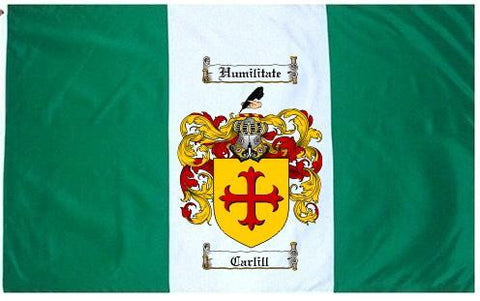 Carlill family crest coat of arms flag
