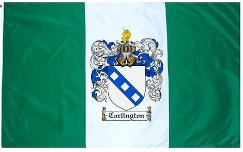 Carlington family crest coat of arms flag