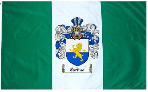 Carlino family crest coat of arms flag