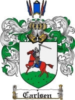 Carlsen coat of arms family crest download