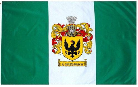 Carlshausen family crest coat of arms flag