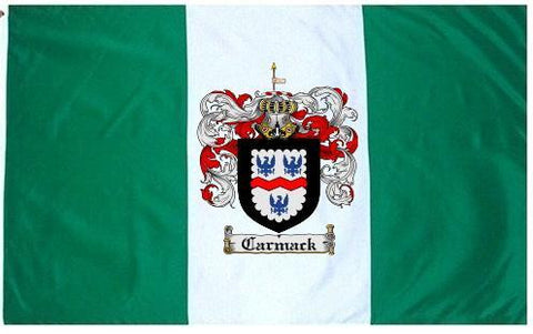 Carmack family crest coat of arms flag