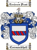 Carmackhell coat of arms family crest download