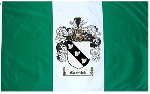 Carmick family crest coat of arms flag