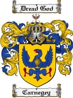 Carnegey coat of arms family crest download