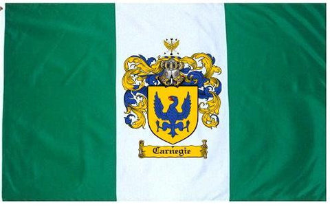 Carnegie family crest coat of arms flag