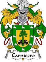 Carnicero coat of arms family crest download