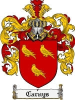 Carnys coat of arms family crest download