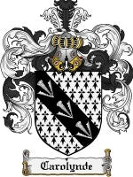 Carolynde coat of arms family crest download