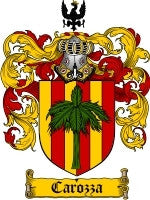 Carozza coat of arms family crest download