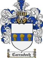 Carradoch coat of arms family crest download