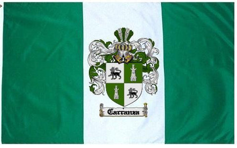 Carranza family crest coat of arms flag