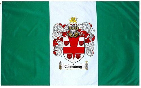 Carraway family crest coat of arms flag