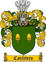 Carretero coat of arms family crest download