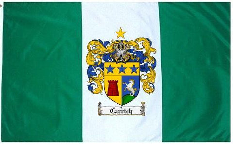 Carrich family crest coat of arms flag