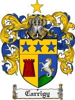 Carrigy coat of arms family crest download