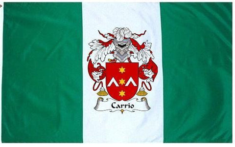 Carrio family crest coat of arms flag