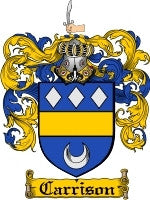 Carrison coat of arms family crest download