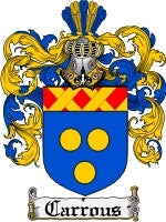 Carrous coat of arms family crest download