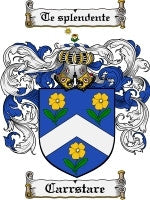 Carrstare coat of arms family crest download