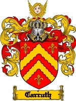 Carruth coat of arms family crest download
