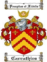 Carruthirs coat of arms family crest download