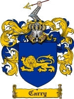 Carry coat of arms family crest download