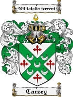 Carsey coat of arms family crest download