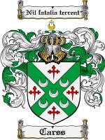 Carss coat of arms family crest download