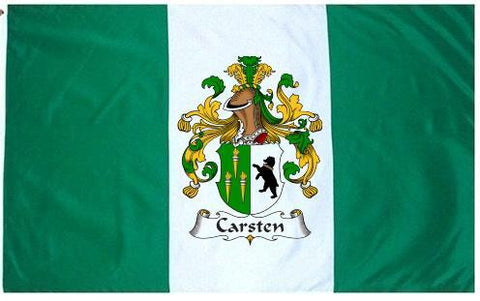 Carsten family crest coat of arms flag