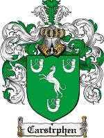 Carstrphen coat of arms family crest download