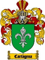 Cartagena coat of arms family crest download