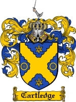 Cartledge coat of arms family crest download