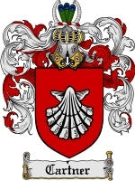 Cartner coat of arms family crest download