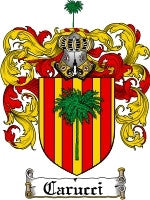 Carucci coat of arms family crest download