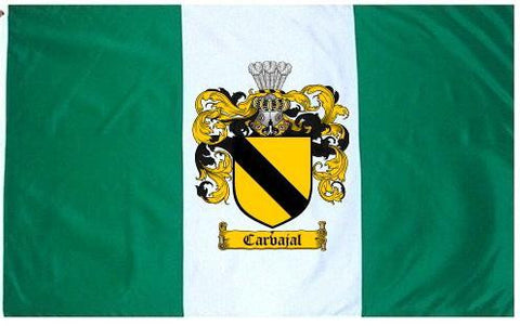 Carvajal family crest coat of arms flag