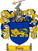 Cary family crest coat of arms emailed to you within 24 hours – Family ...