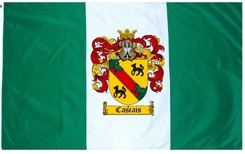 Cascais family crest coat of arms flag