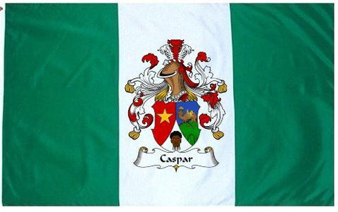 Caspar family crest coat of arms flag